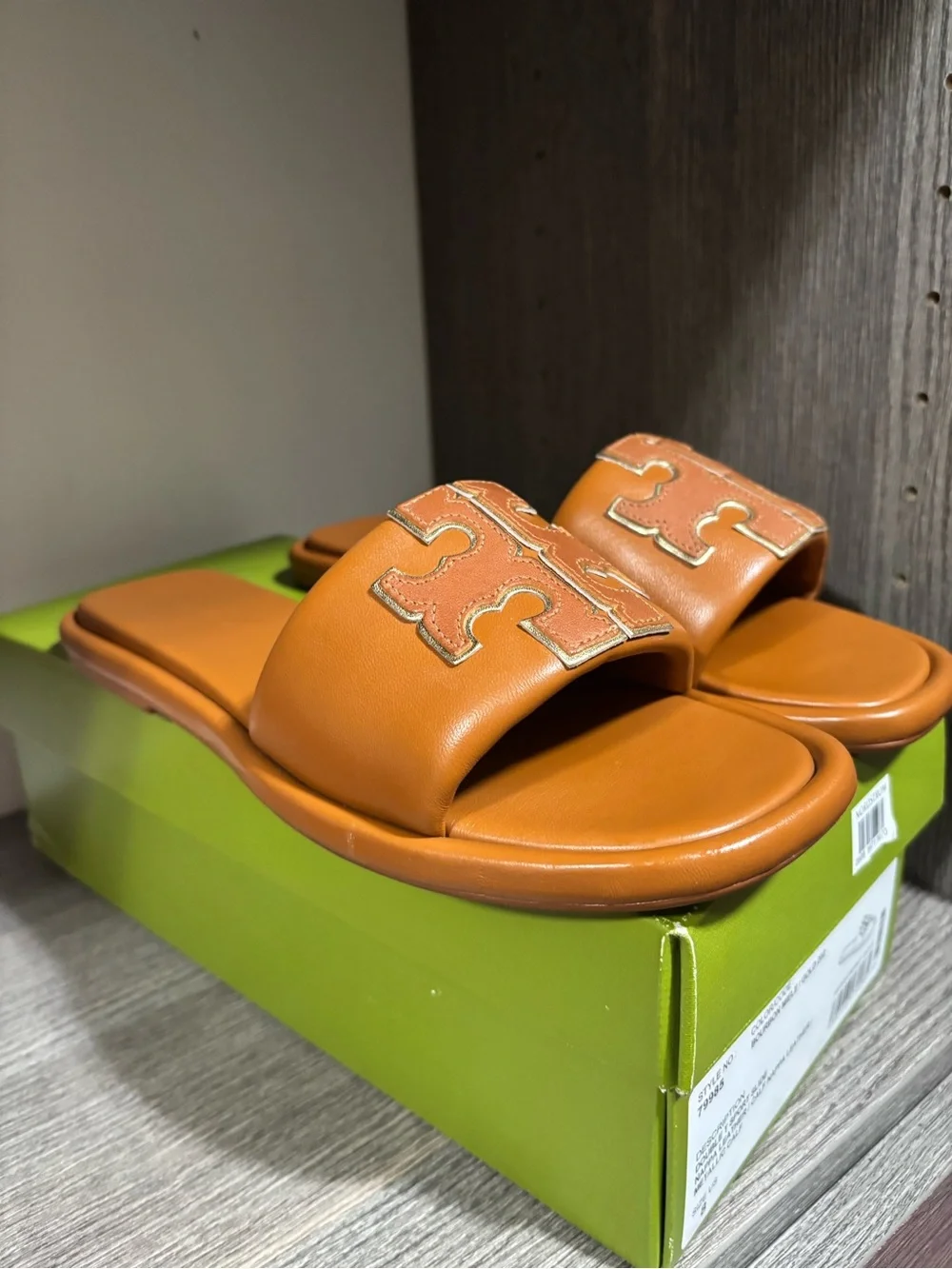 Tory Burch Double T Slides